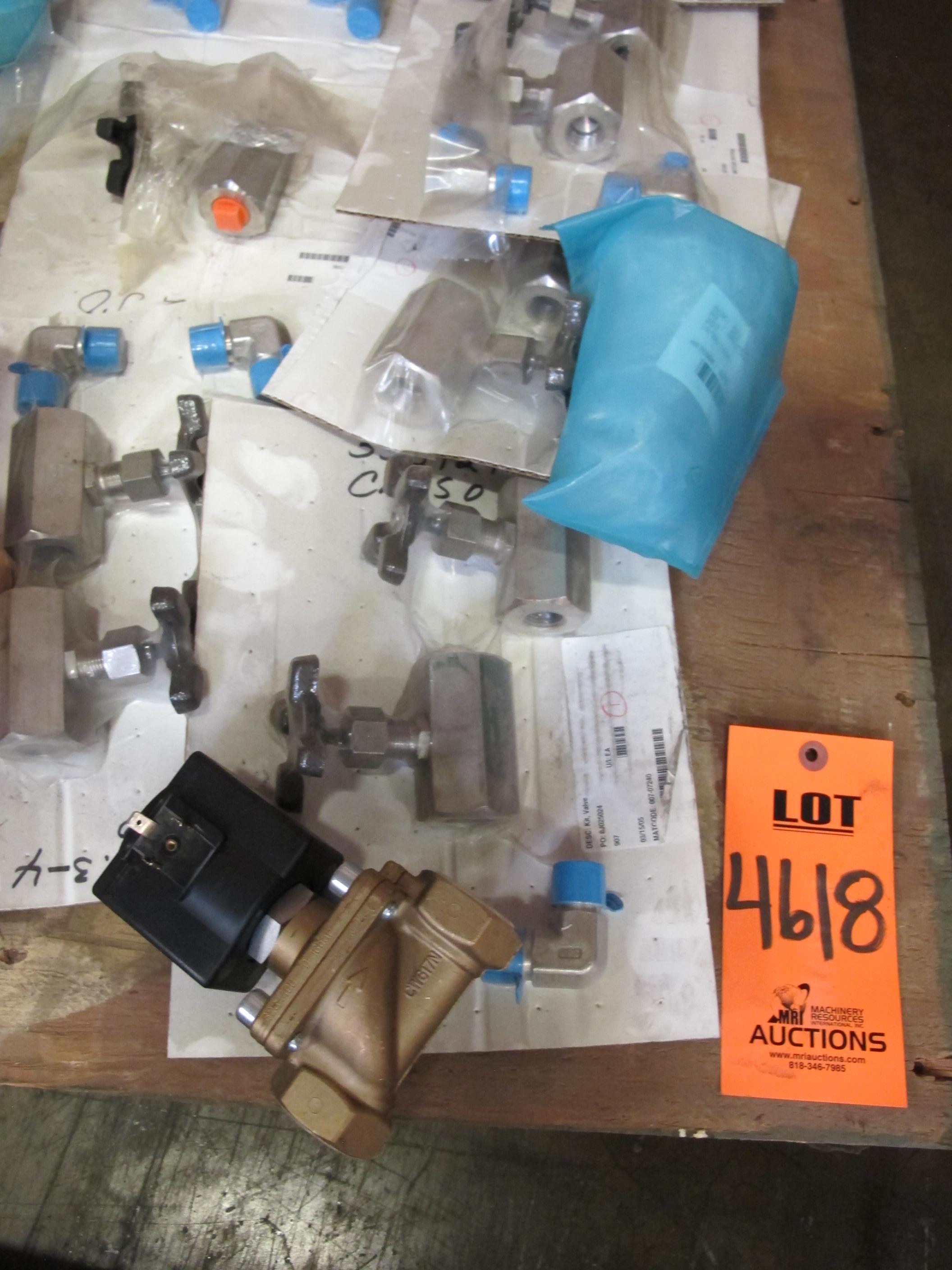 LOT TO INCLUDE: (48) ELECTRO MOTIVE BYPASS VALVE ELEMENTS, (4) INGERSOLL-RAND PISTON RING SETS, (13) ASSEMBLY, TURBINE/GENERATOR TYPE, OIL WIPER APPLICATION, GLAND RING KIND, 10" OTHER, (8) VALVE KITS, (7) THERMOWELL INCONEL 690 MATERIAL. LOADING & HANDLING FEE $15-4618